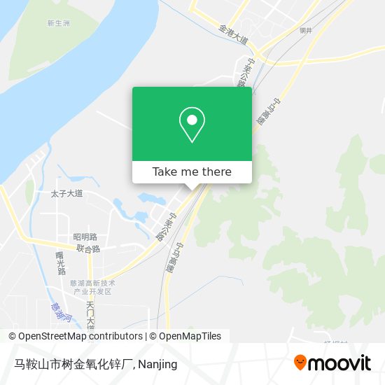 马鞍山市树金氧化锌厂 map