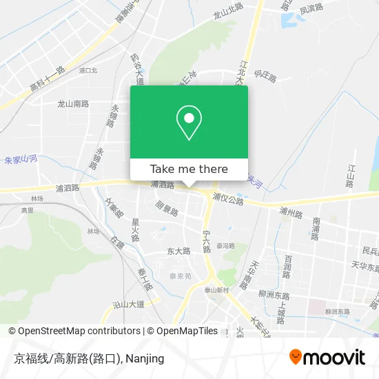 京福线/高新路(路口) map