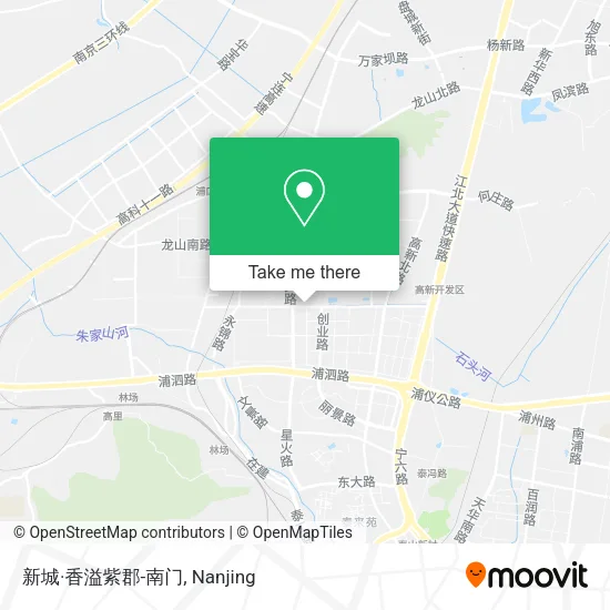 新城·香溢紫郡-南门 map