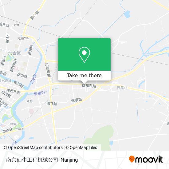 南京仙牛工程机械公司 map