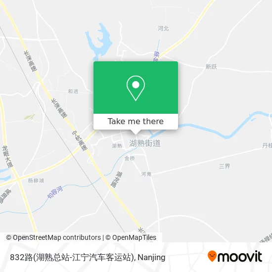 832路(湖熟总站-江宁汽车客运站) map