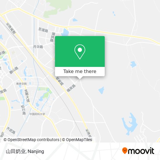 山田奶业 map