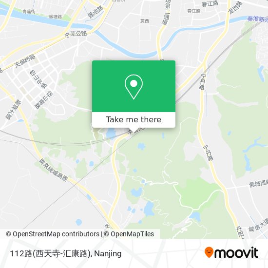 112路(西天寺-汇康路) map