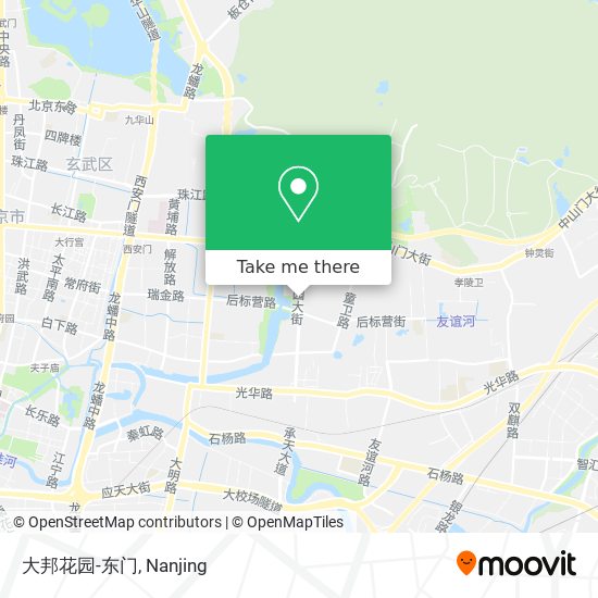 大邦花园-东门 map