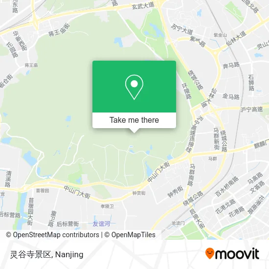 灵谷寺景区 map