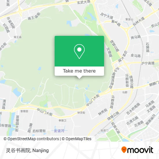 灵谷书画院 map