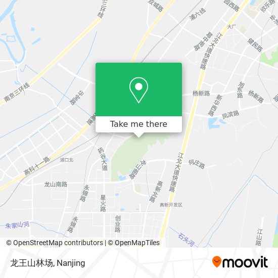 龙王山林场 map