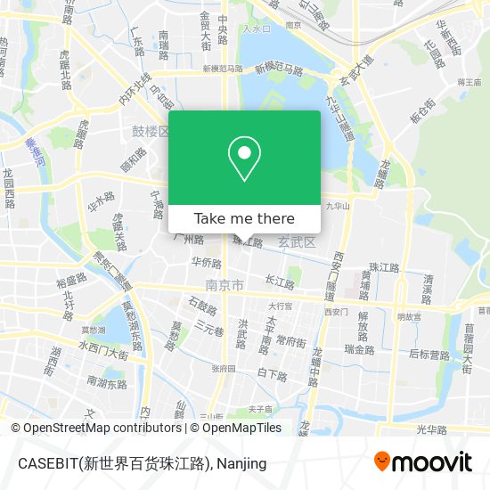 CASEBIT(新世界百货珠江路) map
