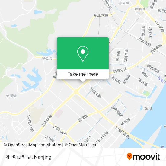祖名豆制品 map