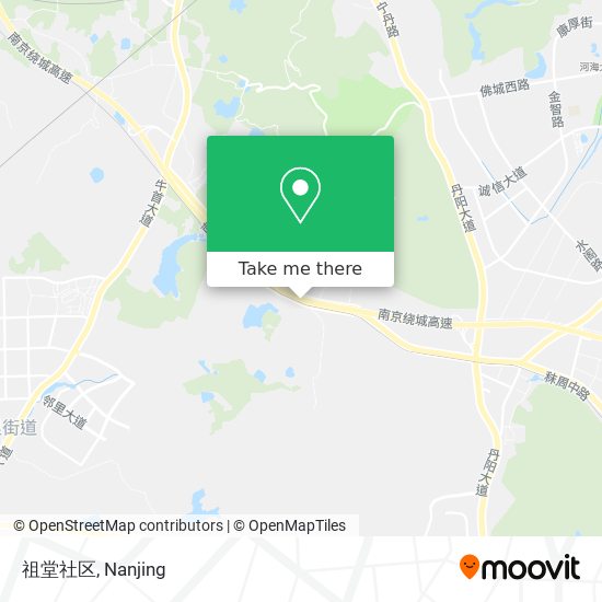 祖堂社区 map