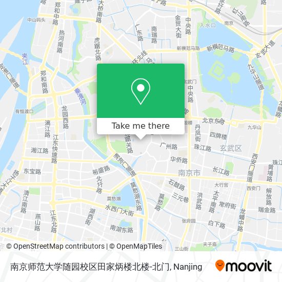 南京师范大学随园校区田家炳楼北楼-北门 map