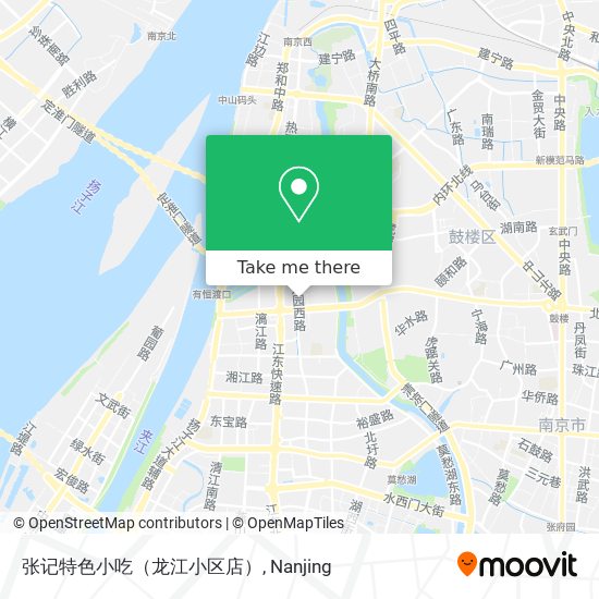 张记特色小吃（龙江小区店） map