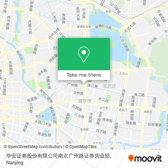 华安证券股份有限公司南京广州路证券营业部 map