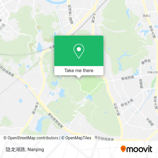 隐龙湖路 map