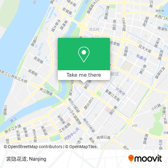裳隐花道 map