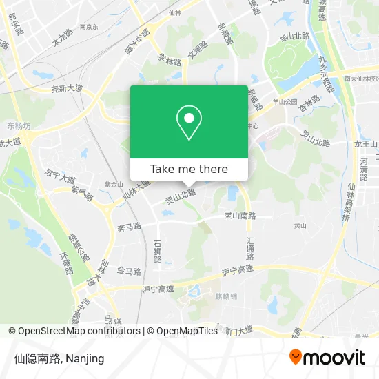 仙隐南路 map