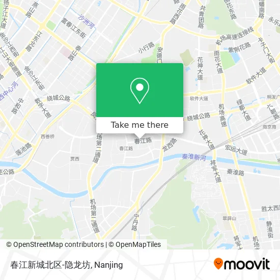 春江新城北区-隐龙坊 map