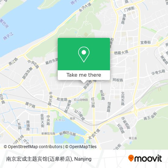 南京宏成主题宾馆(迈皋桥店) map