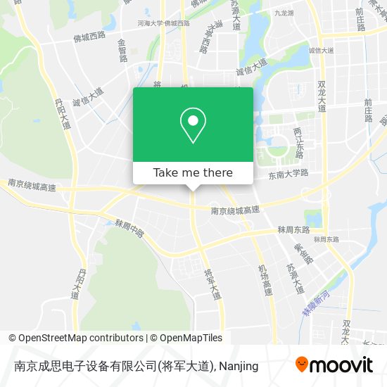 南京成思电子设备有限公司(将军大道) map
