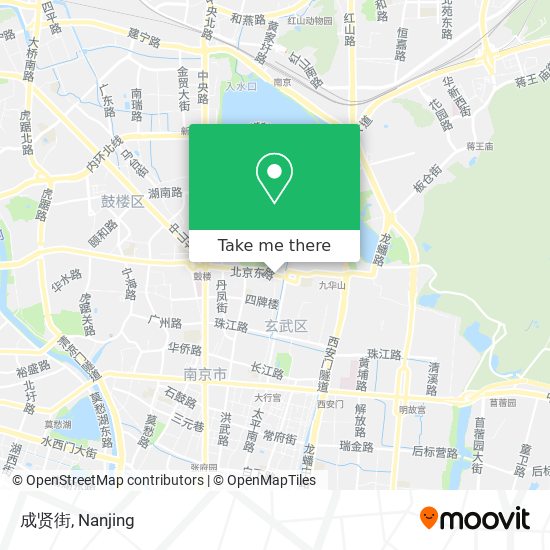 成贤街 map