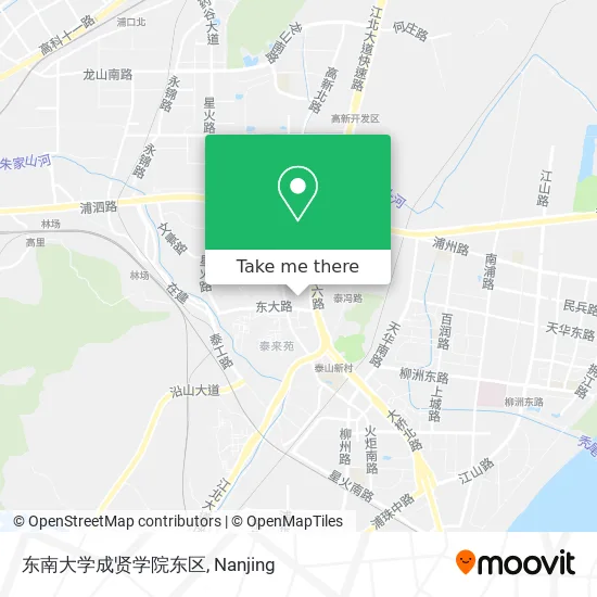 东南大学成贤学院东区 map