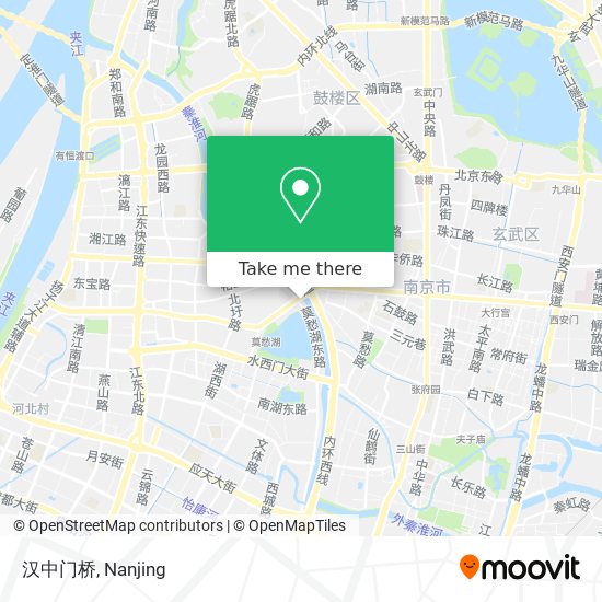 汉中门桥 map