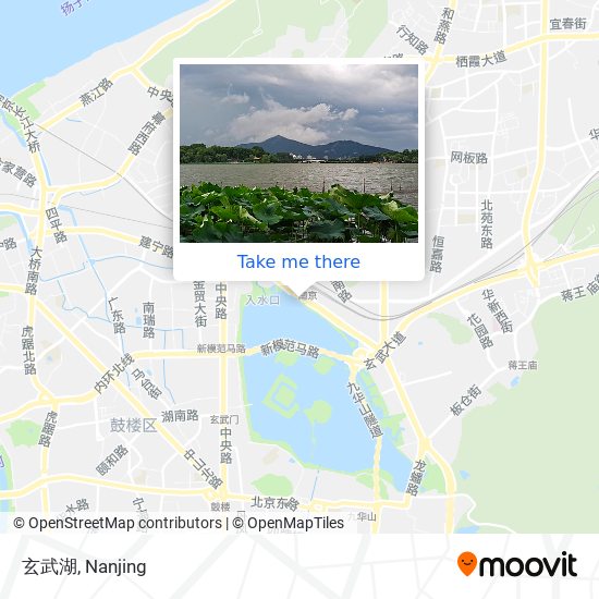 玄武湖 map