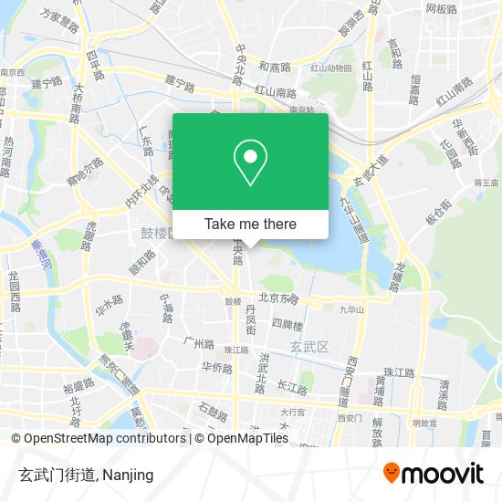 玄武门街道 map