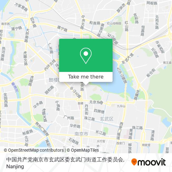 中国共产党南京市玄武区委玄武门街道工作委员会 map