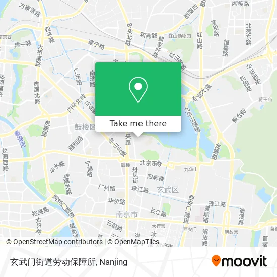 玄武门街道劳动保障所 map