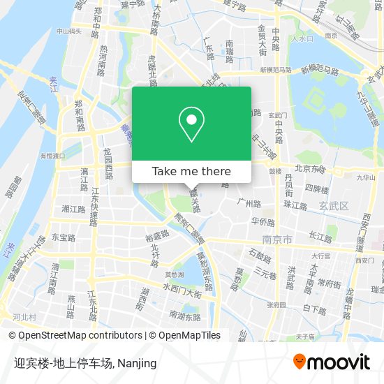 迎宾楼-地上停车场 map