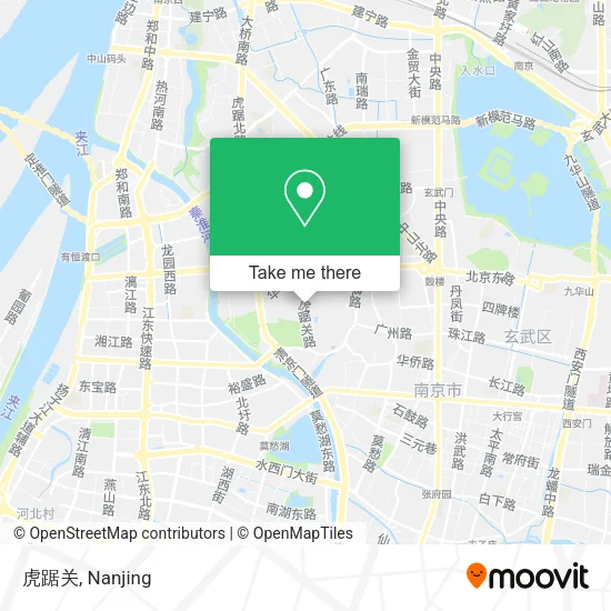 虎踞关 map