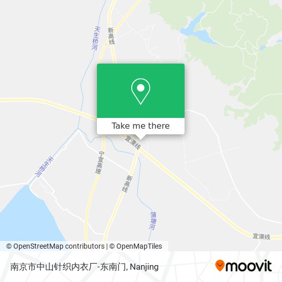 南京市中山针织内衣厂-东南门 map
