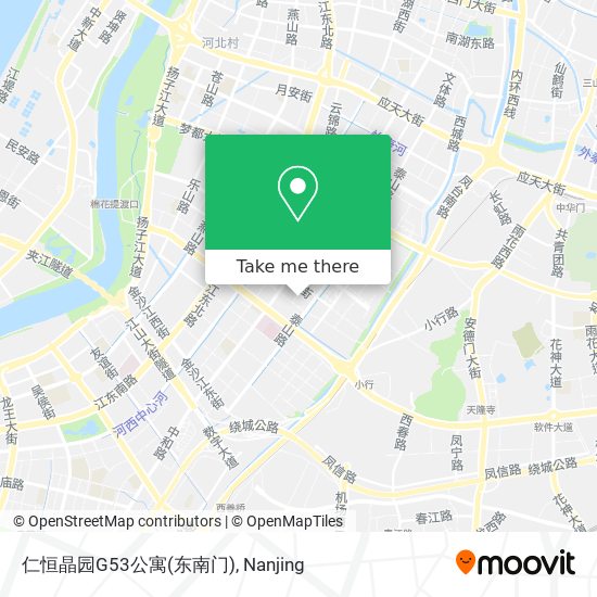 仁恒晶园G53公寓(东南门) map