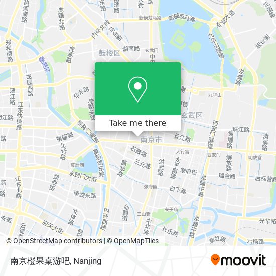 南京橙果桌游吧 map