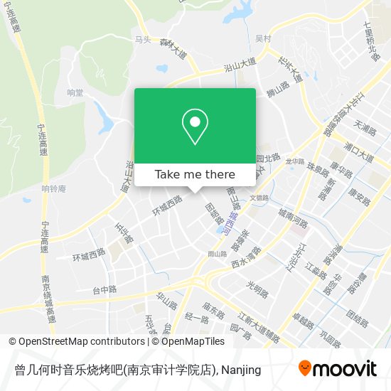 曾几何时音乐烧烤吧(南京审计学院店) map