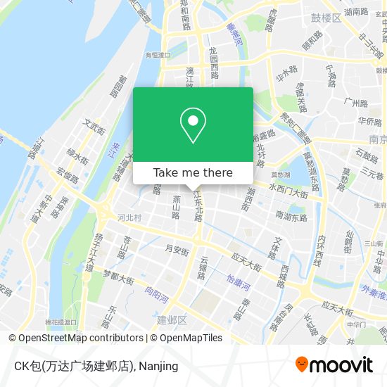 CK包(万达广场建邺店) map