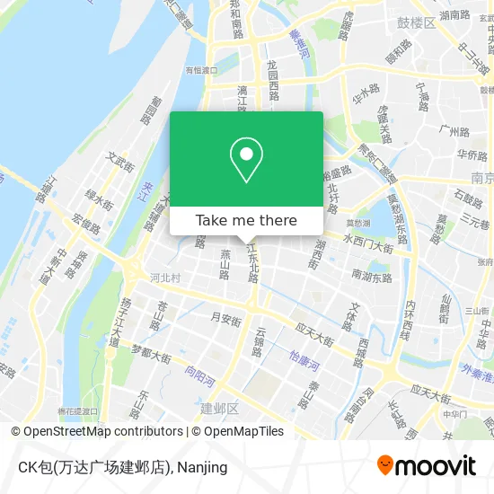 CK包(万达广场建邺店) map