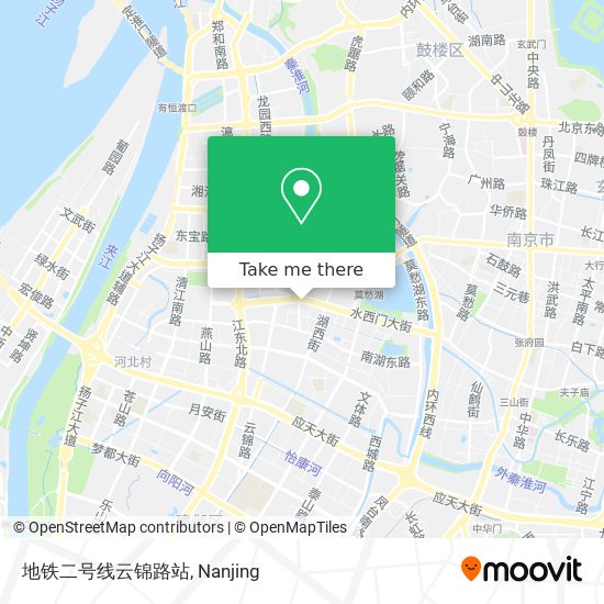 地铁二号线云锦路站 map