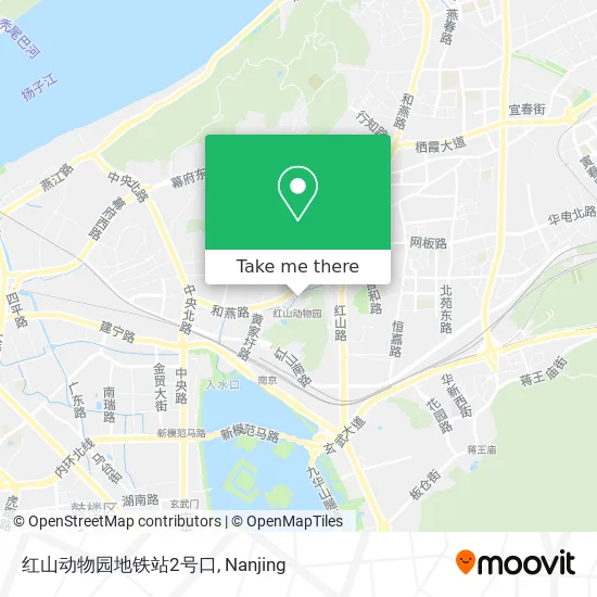 红山动物园地铁站2号口 map