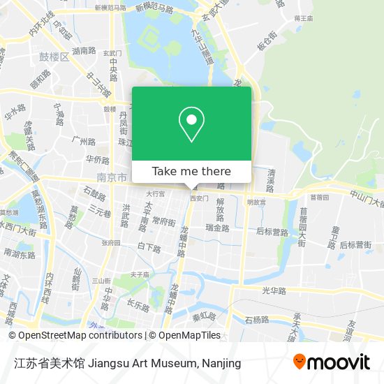 江苏省美术馆 Jiangsu Art Museum map