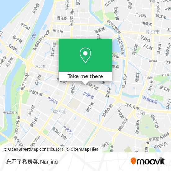 忘不了私房菜 map