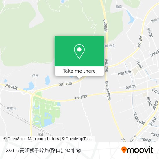 X611/高旺狮子岭路(路口) map