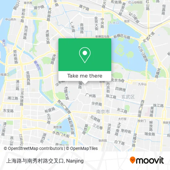 上海路与南秀村路交叉口 map