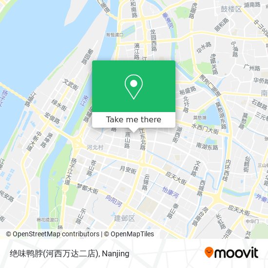 绝味鸭脖(河西万达二店) map