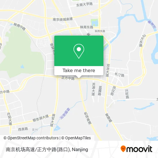 南京机场高速/正方中路(路口) map