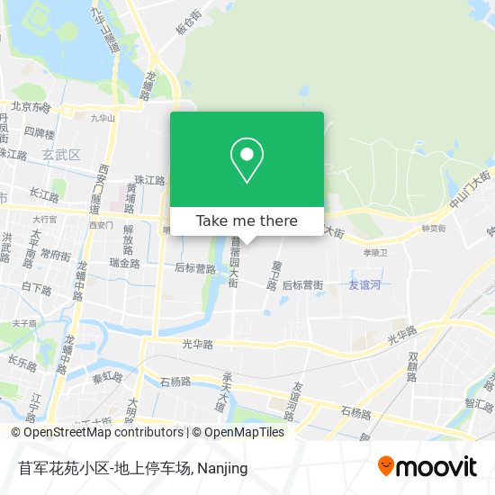 苜军花苑小区-地上停车场 map