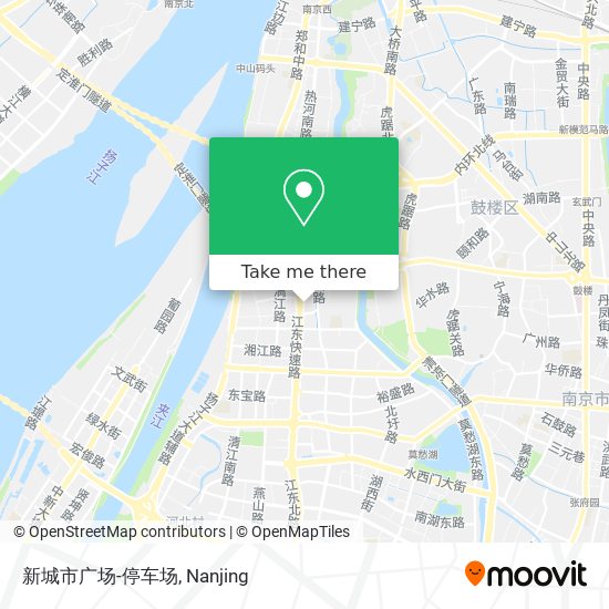 新城市广场-停车场 map