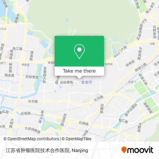 江苏省肿瘤医院技术合作医院 map