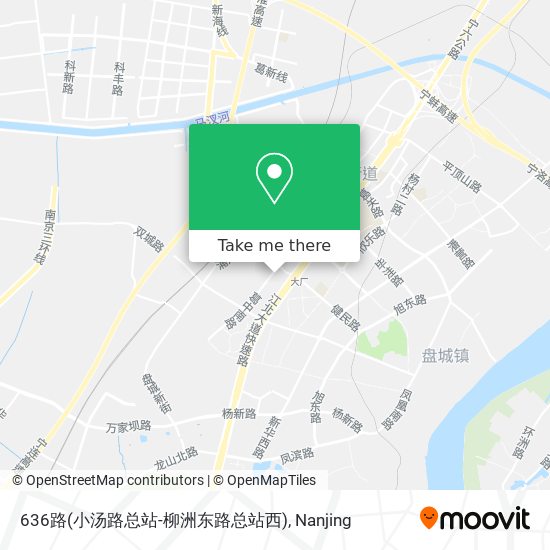 636路(小汤路总站-柳洲东路总站西) map